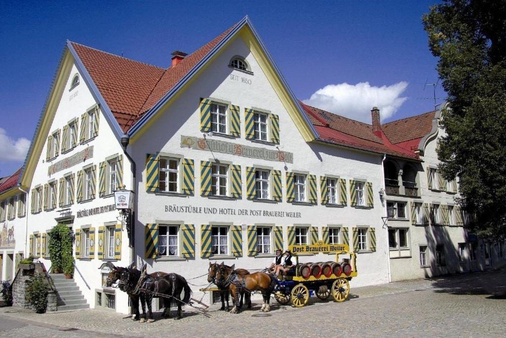 Braustueble Und Hotel Zur Post ヴァイラー・ジンマーベルク エクステリア 写真